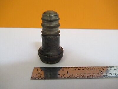 ANTIQUE BRASS REICHERT 60X OBJECTIVE MICROSCOPE PART AS PICTURED &7B-B-18