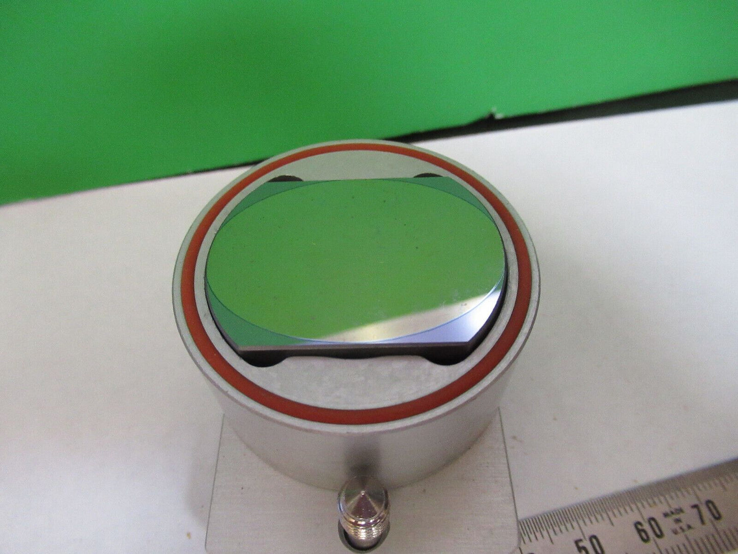 OPTICAL HUGE GOLD COATED SILICON LENS INFRARED LASER OPTICS AS PICTURED G2-A-107