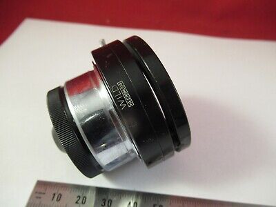 WILD SWISS M11 CONDENSER IRIS DIAPHRAGM OPTIC MICROSCOPE PART AS PICTURED 8-A-44