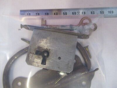 AO SPENCER LOCK for wood cabinet with key MICROSCOPE PART AS PICTURED Q3-B-62