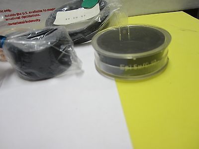 LOT MICROSCOPE PART POLYVAR REICHERT LEICA OPTICAL FILTERS NICE OPTICS BIN#53-25