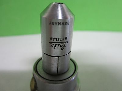 MICROSCOPE PART LEITZ WETZLAR GERMANY OBJECTIVE 40X OPTICS AS IS BIN#S1-L-10