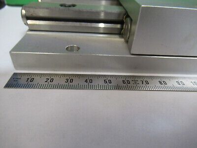 ALM HUGE 6" BY 4" LINEAR SLIDE POSITIONING FIXTURE OPTICS AS PICTURED &Z9-A-41