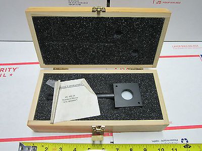 OPTICAL STANDARD MIRROR IN WOODEN BOX LASER OPTICS AS IS BIN#B4