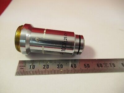 ZEISS GERMANY OBJECTIVE F 100X 461905 MICROSCOPE PART AS PICTURED &96-A-16