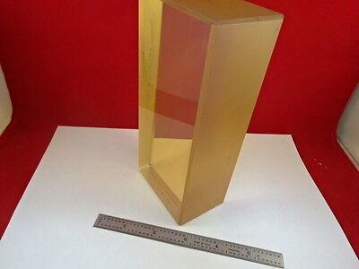 OPTICAL ZERODUR GLASS THICK BRICK LASER OPTICS INTERFEROMETER AS IS B#Q1-A-01