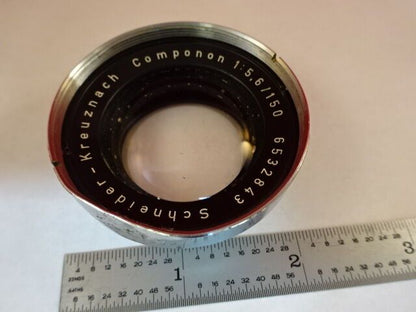 FOR PARTS OPTICAL SCHNEIDER KREUZNACH COMPONON LENS OPTICS AS IS #AR-15