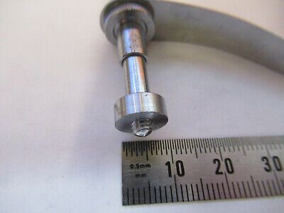 PAIR of CLIPS STAGE MICROSCOPE PART AS PICTURED &H1-B-28