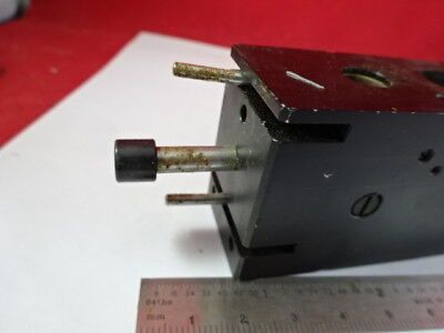 MICROSCOPE PART 563345 IRIS DIAPHRAGM SLIDE LEITZ GERMANY AS PICTURED &95-44