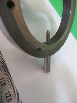 ZEISS GERMANY  BRASS CONDENSER HOLDER MICROSCOPE PART AS PICTURED &A9-B-41