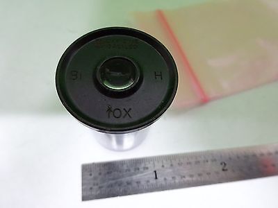 MICROSCOPE PART EYEPIECE OFFICINE GALILEO 10X ITALY OPTICS AS IS BIN#V7-32