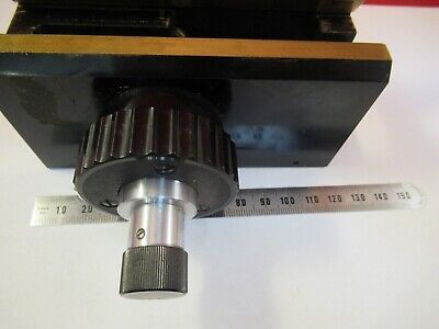 ZEISS POLMI GERMANY STAGE MICROMETER BRASS MICROSCOPE PART AS PICTURED &12-A-02