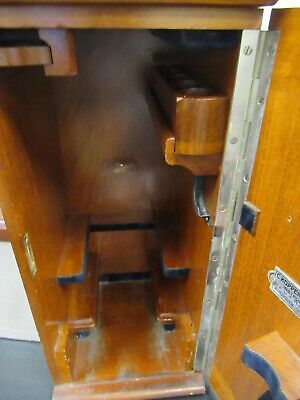 CARL ZEISS EMPTY WOOD CABINET 1800's MICROSCOPE PART AS PICTURED #TB-5