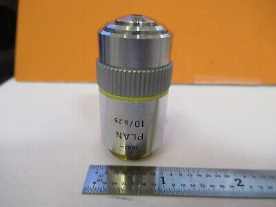 LEITZ GERMANY OBJECTIVE 10X /160 MICROSCOPE PART OPTICS AS PICTURED &85-B-33