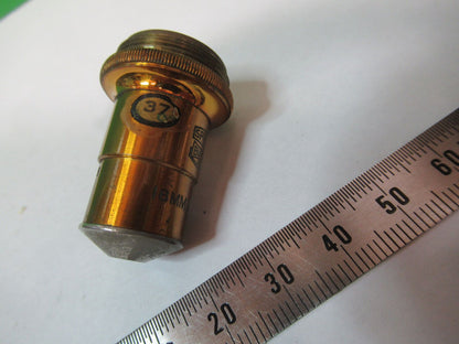 ANTIQUE BRASS SPENCER 10X  LENS OBJECTIVE MICROSCOPE PART AS PICTURED &R2-A-20