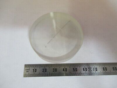 OPTICAL GLASS DULL POLISH PLANO CONCAVE LENS LASER OPTICS AS PICTURED P3-A-47