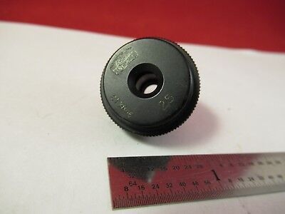 ZEISS WINKEL GERMANY OBJECTIVE 2.5X 160/ OPTICS MICROSCOPE PART &92-A-09