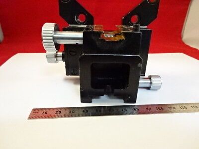 VICKERS ENGLAND PHOTOPLAN  STAGE TABLE HOLDER MICROSCOPE PART AS IS #90-B-54