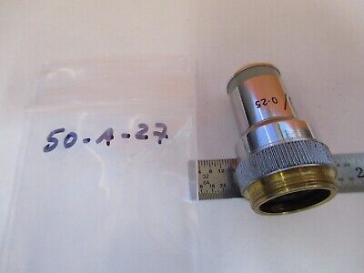 VICKERS ENGLAND OBJECTIVE 10X LENS OPTICS MICROSCOPE PART AS PICTURED &50-A-27