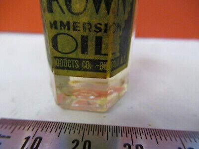 ANTIQUE BAUSCH LOMB Crown oil bottle MICROSCOPE PART AS PICTURED &8Z-A-23