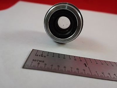 MICROSCOPE PART LEITZ GERMANY OBJECTIVE 3.5X OPTICS AS IS BIN#K9-B-17