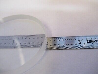 OPTICAL FLAT DULL POLISHED SIDES OPTICS AS PICTURED &8M-A-85