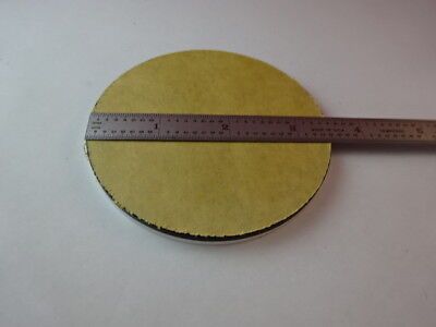 BLACK & WHITE POLYMER PLATE OPAQUE PLASTIC STAGE MICROSCOPE PART AS IS #45-A-16