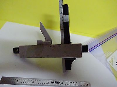 MICROSCOPE STAGE SPECIMEN MICROMETER GERMANY AO 1580 AMERICAN OPTICS BIN#X3-29