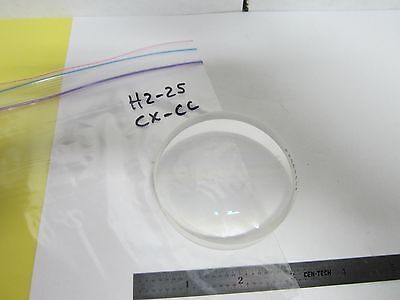 OPTICAL LARGE CONVEX CONCAVE LENS BK7 AS IS LASER OPTICS BIN#H2-25