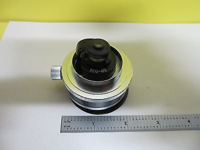 MICROSCOPE PART NIKON JAPAN CONDENSER OPTICS AS IS BIN#T8-10