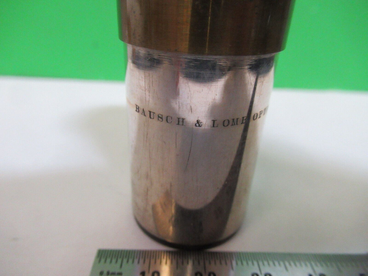 ANTIQUE BAUSCH LOMB "2 INCH" EYEPIECE OPTICS MICROSCOPE PART AS PICTURED P2-B-53