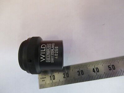 WILD HEERBRUGG SWISS OBJECTIVE 4X OPTICS MICROSCOPE PART AS PICTURED &87-FT-56