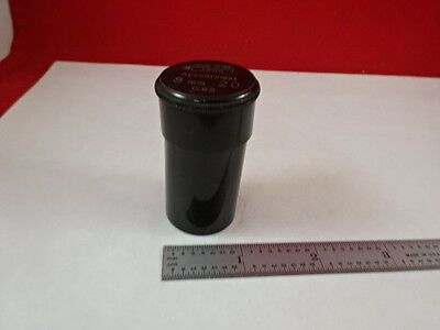 EMPTY ANTIQUE MICROSCOPE OBJECTIVE CONTAINER CARL ZEISS APOCHROMAT AS IS N5-A-30