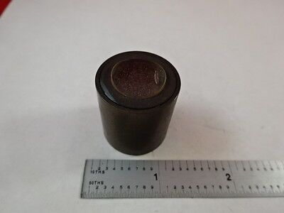 ANTIQUE BRASS MOUNTED LENS MICROSCOPE PART OPTICS #L9-B-31