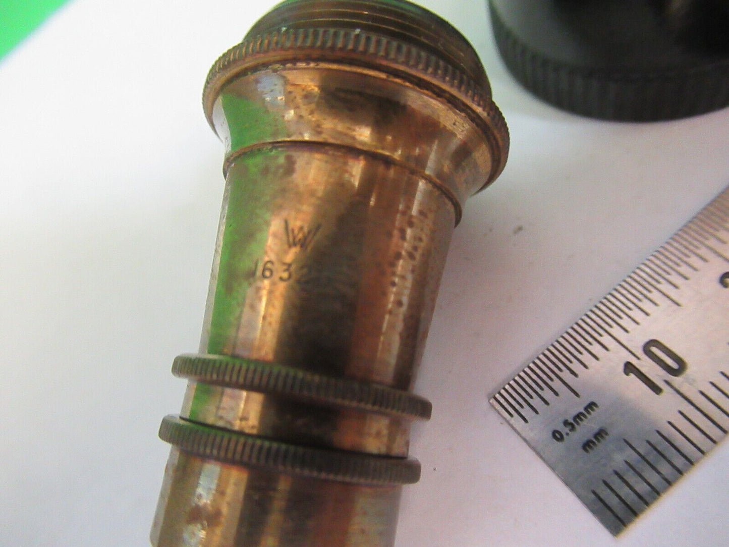 ANTIQUE BRASS WATSON UK PARA 1/6 OBJECTIVE MICROSCOPE PART AS PICTURED &R2-B-42