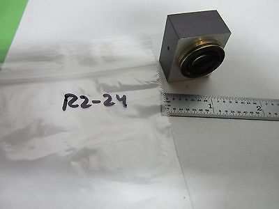 MICROSCOPE PART  MOUNTED LENS GERMANY OPTICS BIN#R2-24