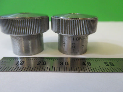 PAIR KNOBS AO SPENCER MICROSCOPE PART AS PICTURED #22-A-54