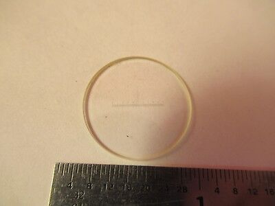 OPTICAL MICROSCOPE PART RETICLE OPTICS WITH MICROMETER AS PICTURED &92-A-25