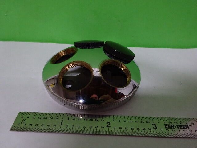 MICROSCOPE PART DIALUX LEITZ GERMANY NOSEPIECE AS IS #AS-57