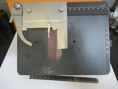 LEICA DMRB XY STAGE TABLE ROTABLE GERMANY MICROSCOPE PART AS PICTURED R7-A-47