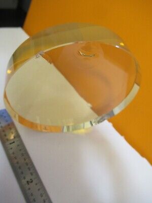 FOR PARTS ZERODUR OPTICAL FLAT [chipped] OPTICS AS PICTURED #P7-A-05