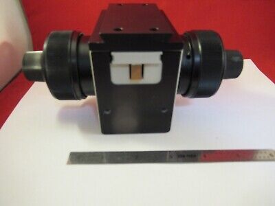 OLYMPUS JAPAN KNOBS STAGE ASSEMBLY SPECTRA MICROSCOPE PART AS PICTURED &Q5-A-52