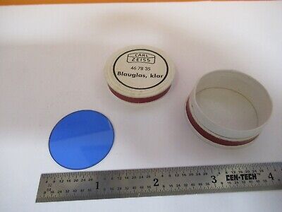 CARL ZEISS 467835 BLAUGLAS KLAR FILTER MICROSCOPE PART AS PICTURED &8C-A-59