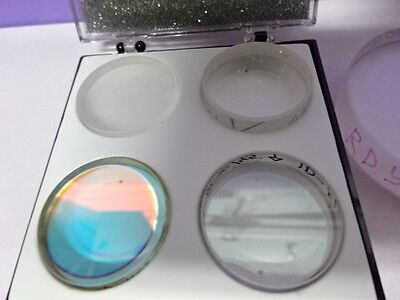 LOT OPTICS LENSES FILTERS COATED LENS OPTICAL SET OPTICS AS PICTURED &AB-41