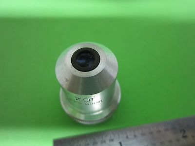 OPTICAL VINTAGE MICROSCOPE OBJECTIVE BAUSCH LOMB 10X OPTICS BIN#40-78