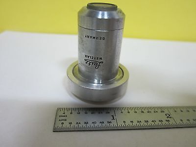 MICROSCOPE PART LEITZ GERMANY OBJECTIVE PL 16X OPTICS AS IS BIN#U7-26