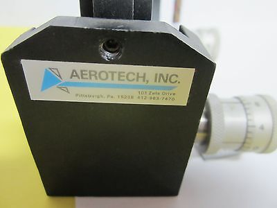 AEROTECH AOM 110-3 MICROMETER ADJUST OPTICS #J2-02