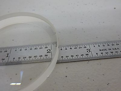 OPTICAL CONVEX CONCAVE LENS [chips on edge] OPTICS AS IS BIN#P2-H-04