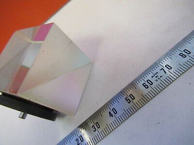 OPTICAL CUBE PRISM POLARIZED BEAM SPLITTER LASER OPTICS AS PICTURED &FT-5-P