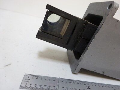 MICROSCOPE PART LEITZ GERMANY BEAM SPLITTER BRASS MOUNT OPTICS AS IS BIN#N8-H-01